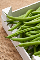 Organic pole beans
