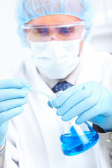 Fototapeta premium Laboratory assistant