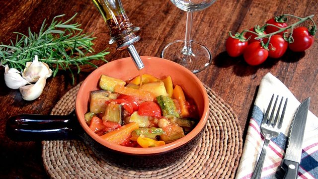 ratatouille with olive oil