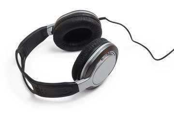 headphones head audio music classic wire stereo equipment cable