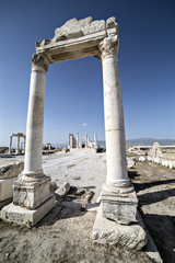 Laodikya Ancient City in Denizli, Turkey