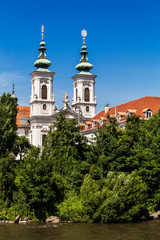 Fototapeta na wymiar Mariahilfkirche Kościół w Graz, Austria