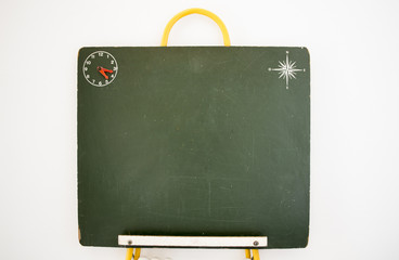 old infant  blackboard with copy space
