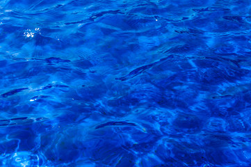 Fototapeta na wymiar Blue water
