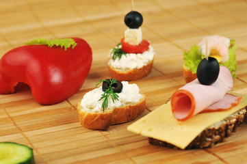 Sandwich with ham