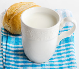 cup with milk