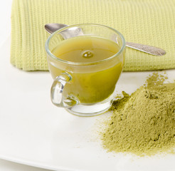 powdered green tea