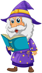 A wizard holding a book