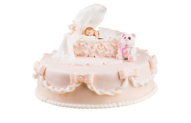 handmande birthday cake shot in a closeup scene