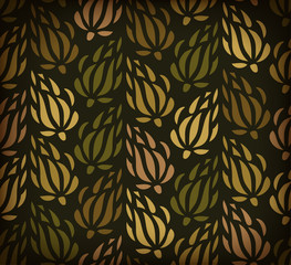 Autumn flowers on the dark background