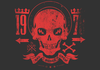 Bad bones crew © Tshirt-Factory.com