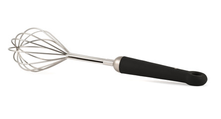 Manual hand egg beater mixer isolated