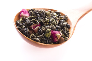 Green tea whit rose