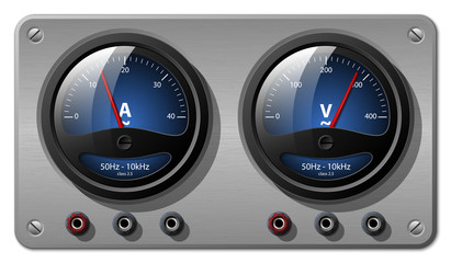 Ammeter and Voltmeter, vector