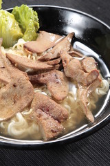 砂肝の麺