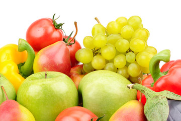 Obraz na płótnie Canvas Composition of fruits and vegetables
