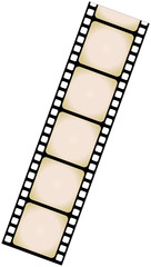 Aged Negative Film Strip