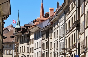 Obraz premium Gotische Altstadt Fribourg