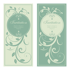 vector design of wedding invitation