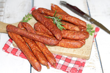 saucisses fumées