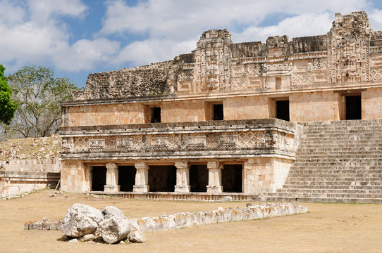 Uxmal Maya ruins in ucatan, exico