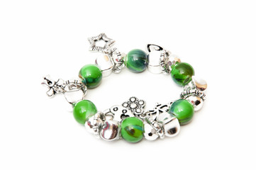 bracelet green balls