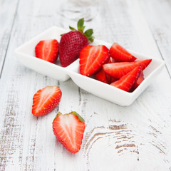 Fresh and tasty strawberries