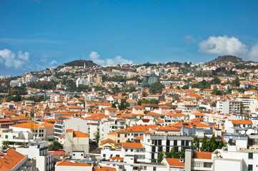 Fototapeta premium Beautiful view of Funchal, Madeira Island, Portugal