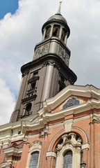 Obraz premium Michaeliskirchturm Hamburg
