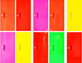 Colorful locker