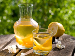 Fruit lemonade or Sangria