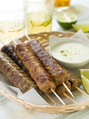 Minced meat kebab