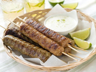 Minced meat kebab