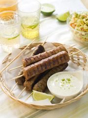 Minced meat kebab
