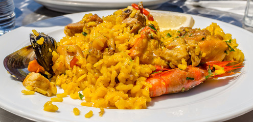 Paella in riva al mar, Cala Gracio, Ibiza