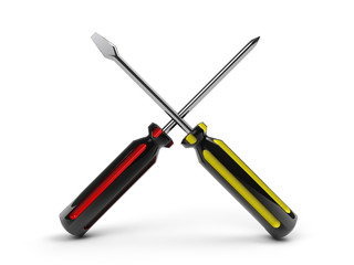 screwdriver isolated on white background