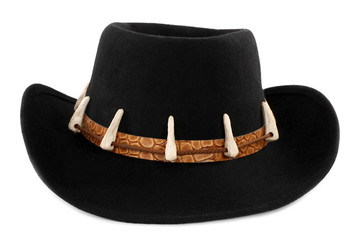 Adventure Hat with crocodile teeth