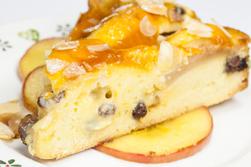 Apple pie. A Slice Of Apple Pie ,close Up