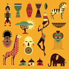 Africa icons