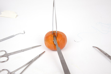 Surgery on a Orange
