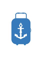 Obraz premium Ancre dans une valise