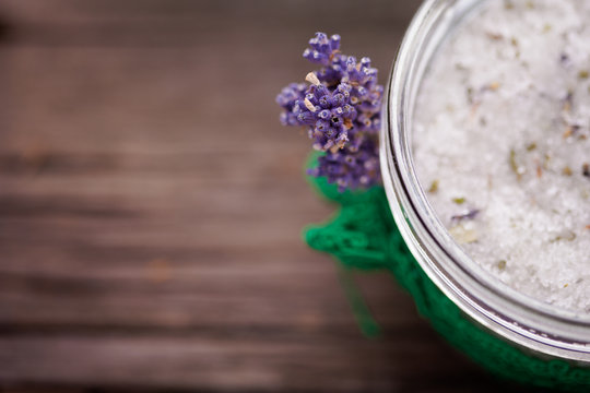 Natural Lavender And Coconut Body Scrub