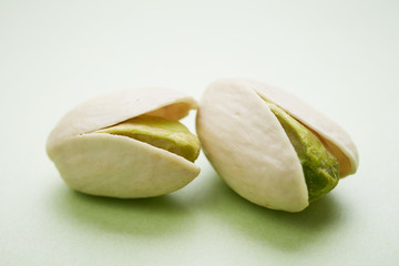 Close up of pistachios nuts