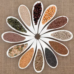 Foto op Canvas Seed Food Sampler © marilyn barbone