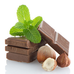 Chocolate Bar with hazelnuts