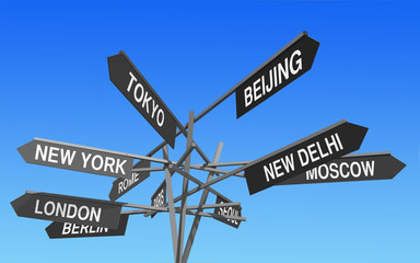 Fototapeta premium world capitals