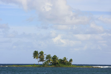 Small island near Las Galeras beach, Samana peninsula