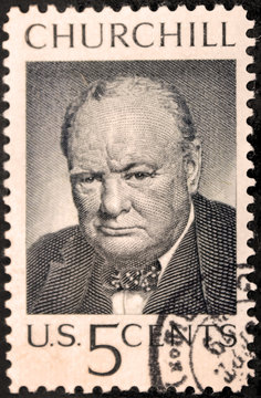 Churchill US Stamp