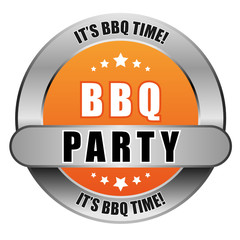 5 Star Button orange BBQ PARTY IBT IBT
