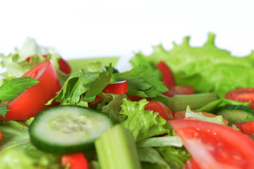salad with vegetable